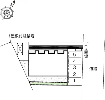 ★手数料０円★所沢市久米　月極駐車場（LP）